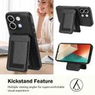 For Redmi Note 13 5G CX01 Detachable Magsafe Magnetic Card Bag Phone Case(Black) - 3