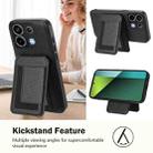 For Redmi Note 13 Pro 5G / Poco X6 CX01 Detachable Magsafe Magnetic Card Bag Phone Case(Black) - 3