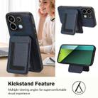 For Redmi Note 13 Pro 5G / Poco X6 CX01 Detachable Magsafe Magnetic Card Bag Phone Case(Dark Blue) - 3