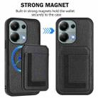 For Redmi Note 13 Pro 4G / Poco M6 Pro CX01 Detachable Magsafe Magnetic Card Bag Phone Case(Black) - 2