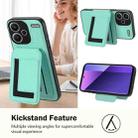 For Redmi Note 13 Pro+ CX01 Detachable Magsafe Magnetic Card Bag Phone Case(Mint Green) - 3