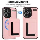 For Redmi Note 13 Pro+ CX01 Detachable Magsafe Magnetic Card Bag Phone Case(Pink) - 2