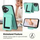 For Redmi Note 13R / 13 4G / 13 5G CX01 Detachable Magsafe Magnetic Card Bag Phone Case(Mint Green) - 3
