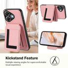 For Redmi Note 13R / 13 4G / 13 5G CX01 Detachable Magsafe Magnetic Card Bag Phone Case(Pink) - 3