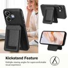 For Redmi Note 13R / 13 4G / 13 5G CX01 Detachable Magsafe Magnetic Card Bag Phone Case(Black) - 3