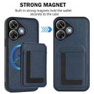 For Redmi Note 13R / 13 4G / 13 5G CX01 Detachable Magsafe Magnetic Card Bag Phone Case(Dark Blue) - 2