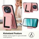 For Redmi Note 14 Pro 5G CX01 Detachable Magsafe Magnetic Card Bag Phone Case(Pink) - 3
