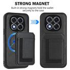 For Redmi Note 14 Pro 5G CX01 Detachable Magsafe Magnetic Card Bag Phone Case(Black) - 2