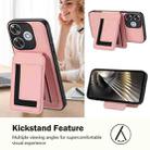 For Redmi  Turbo 3 / Poco F6 India CX01 Detachable Magsafe Magnetic Card Bag Phone Case(Pink) - 3