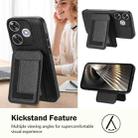 For Redmi  Turbo 3 / Poco F6 India CX01 Detachable Magsafe Magnetic Card Bag Phone Case(Black) - 3