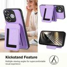 For Redmi  Turbo 3 / Poco F6 India CX01 Detachable Magsafe Magnetic Card Bag Phone Case(Light Purple) - 3