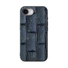 For iPhone 16e ABEEL Beast Pattern 6D Micro-Embossed MagSafe Genuine Leather Phone Case(Blue) - 2
