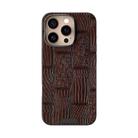 For iPhone 16 Pro Max ABEEL Beast Pattern 6D Micro-Embossed MagSafe Genuine Leather Phone Case(Brown) - 2