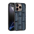 For iPhone 16 Pro Max ABEEL Beast Pattern 6D Micro-Embossed MagSafe Genuine Leather Phone Case(Blue) - 1
