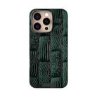 For iPhone 16 Pro Max ABEEL Beast Pattern 6D Micro-Embossed MagSafe Genuine Leather Phone Case(Green) - 2