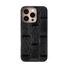 For iPhone 16 Pro ABEEL Beast Pattern 6D Micro-Embossed MagSafe Genuine Leather Phone Case(Black) - 2