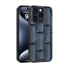 For iPhone 14 Pro Max ABEEL Beast Pattern 6D Micro-Embossed MagSafe Genuine Leather Phone Case(Blue) - 1
