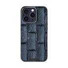 For iPhone 13 Pro Max ABEEL Beast Pattern 6D Micro-Embossed MagSafe Genuine Leather Phone Case(Blue) - 2