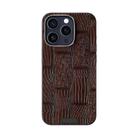 For iPhone 13 Pro ABEEL Beast Pattern 6D Micro-Embossed MagSafe Genuine Leather Phone Case(Brown) - 2