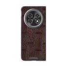 For OPPO Find N5 ABEEL Beast Pattern 6D Micro-Embossed MagSafe Genuine Leather Phone Case(Brown) - 2