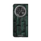 For OPPO Find N5 ABEEL Beast Pattern 6D Micro-Embossed MagSafe Genuine Leather Phone Case(Green) - 2