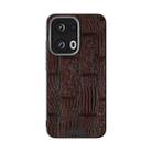 For OPPO Reno13 Pro Global ABEEL Beast Pattern 6D Micro-Embossed MagSafe Genuine Leather Phone Case(Brown) - 2
