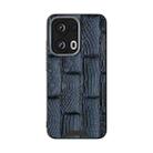 For OPPO Reno13 Pro Global ABEEL Beast Pattern 6D Micro-Embossed MagSafe Genuine Leather Phone Case(Blue) - 2