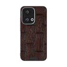 For OPPO Reno13 Global ABEEL Beast Pattern 6D Micro-Embossed MagSafe Genuine Leather Phone Case(Brown) - 2