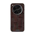 For OPPO Find X8s+ ABEEL Beast Pattern 6D Micro-Embossed MagSafe Genuine Leather Phone Case(Brown) - 2