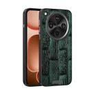 For OPPO Find X8s+ ABEEL Beast Pattern 6D Micro-Embossed MagSafe Genuine Leather Phone Case(Green) - 1