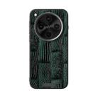 For OPPO Find X8s+ ABEEL Beast Pattern 6D Micro-Embossed MagSafe Genuine Leather Phone Case(Green) - 2