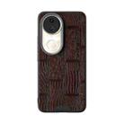 For vivo S20 ABEEL Beast Pattern 6D Micro-Embossed MagSafe Genuine Leather Phone Case(Brown) - 2