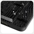 For vivo X200 Pro mini ABEEL Beast Pattern 6D Micro-Embossed MagSafe Genuine Leather Phone Case(Black) - 3