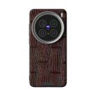 For vivo X200 ABEEL Beast Pattern 6D Micro-Embossed MagSafe Genuine Leather Phone Case(Brown) - 2