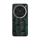 For vivo X200 ABEEL Beast Pattern 6D Micro-Embossed MagSafe Genuine Leather Phone Case(Green) - 2
