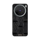 For vivo X200s ABEEL Beast Pattern 6D Micro-Embossed MagSafe Genuine Leather Phone Case(Black) - 2