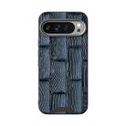 For Google Pixel 9 / 9 Pro ABEEL Beast Pattern 6D Micro-Embossed MagSafe Genuine Leather Phone Case(Blue) - 2