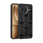 For Redmi K80 ABEEL Beast Pattern 6D Micro-Embossed MagSafe Genuine Leather Phone Case(Black) - 1