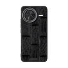 For Redmi K80 ABEEL Beast Pattern 6D Micro-Embossed MagSafe Genuine Leather Phone Case(Black) - 2
