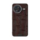 For Redmi K80 ABEEL Beast Pattern 6D Micro-Embossed MagSafe Genuine Leather Phone Case(Brown) - 2
