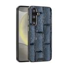 For Samsung Galaxy S24+ 5G ABEEL Beast Pattern 6D Micro-Embossed MagSafe Genuine Leather Phone Case(Blue) - 1