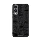 For Samsung Galaxy S25 Edge 5G ABEEL Beast Pattern 6D Micro-Embossed MagSafe Genuine Leather Phone Case(Black) - 2