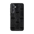 For Samsung Galaxy S25+ 5G ABEEL Beast Pattern 6D Micro-Embossed MagSafe Genuine Leather Phone Case(Black) - 2