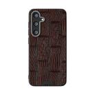 For Samsung Galaxy S25+ 5G ABEEL Beast Pattern 6D Micro-Embossed MagSafe Genuine Leather Phone Case(Brown) - 2