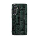 For Samsung Galaxy S25+ 5G ABEEL Beast Pattern 6D Micro-Embossed MagSafe Genuine Leather Phone Case(Green) - 2