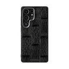 For Samsung Galaxy S25 Ultra 5G ABEEL Beast Pattern 6D Micro-Embossed MagSafe Genuine Leather Phone Case(Black) - 2