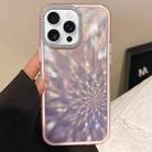 For iPhone 12 Pro Max Diamond Lens Frame Glare PC Hybrid TPU Phone Case(Pink) - 1