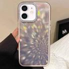 For iPhone 11 Diamond Lens Frame Glare PC Hybrid TPU Phone Case(Gold) - 1