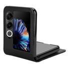 For ZTE nubia Flip2 Card Slot PU Leather PC Phone Case(Black) - 3