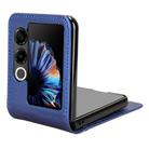 For ZTE nubia Flip2 Card Slot PU Leather PC Phone Case(Blue) - 3